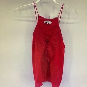 Wayf Red Camisole Top